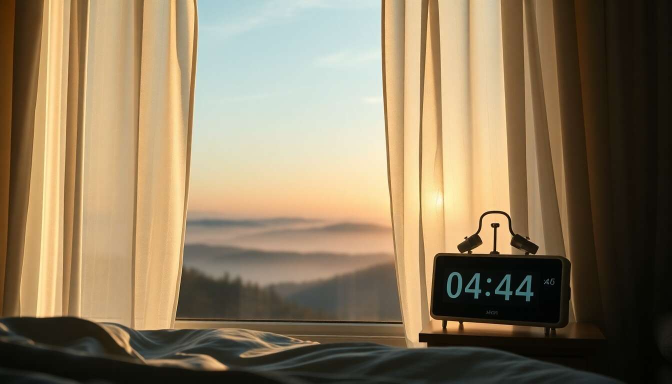 Signification spirituelle de l'heure miroir 04h04