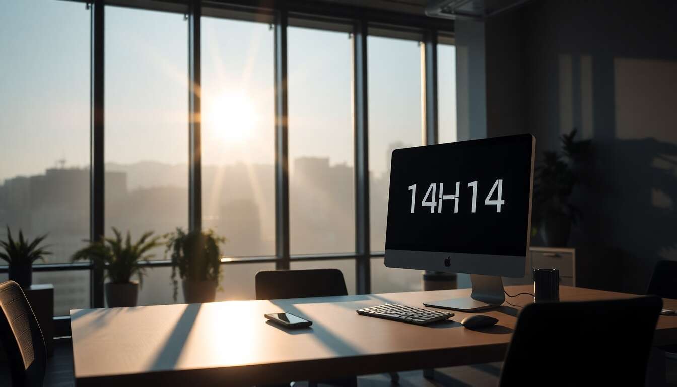 Influence de l&rsquo;heure miroir 14h14 dans le domaine professionnel