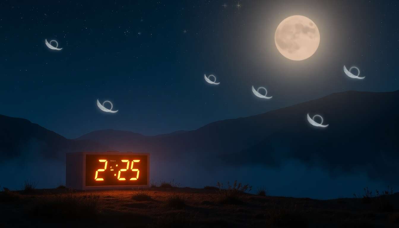 Influence spirituelle et guidance de l&rsquo;ange habuhiah &agrave; 22h25